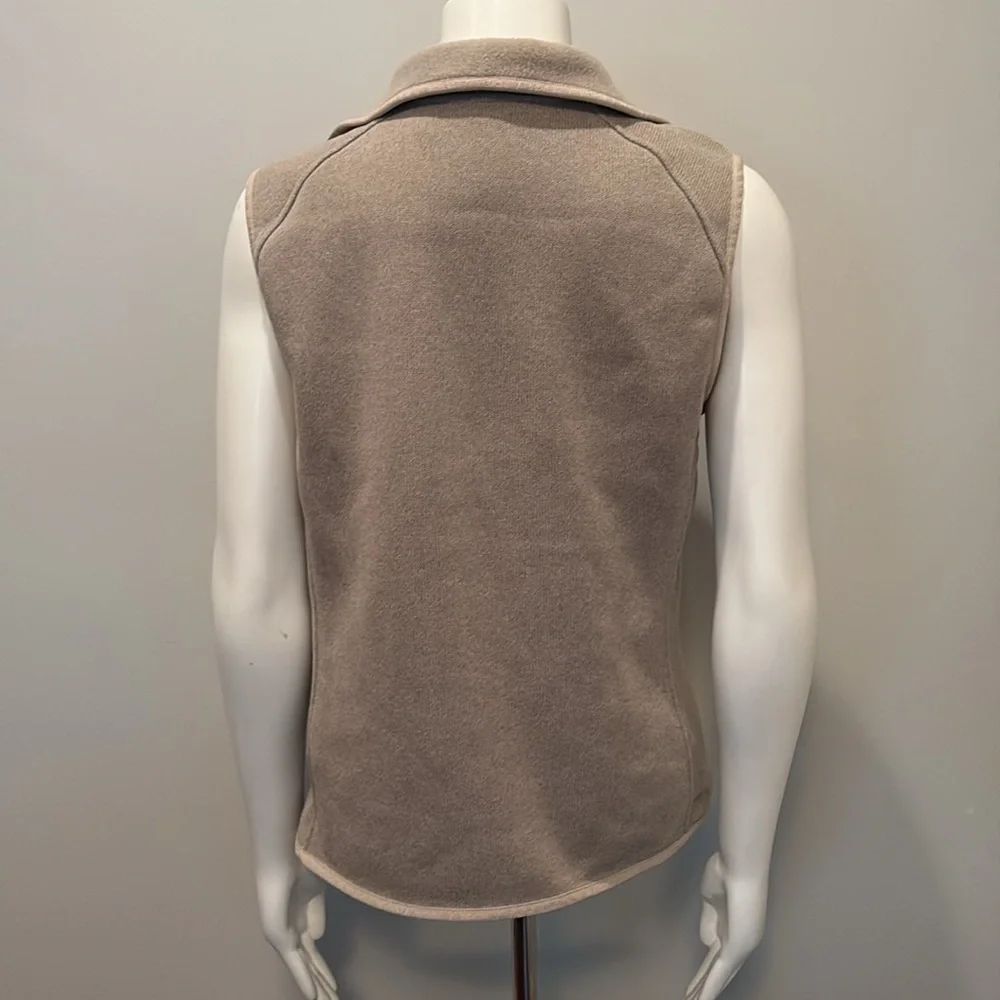 Indyeva Paleto III Vest Polartec Fleece in Tan Size L Large Cabincore Cozy Style